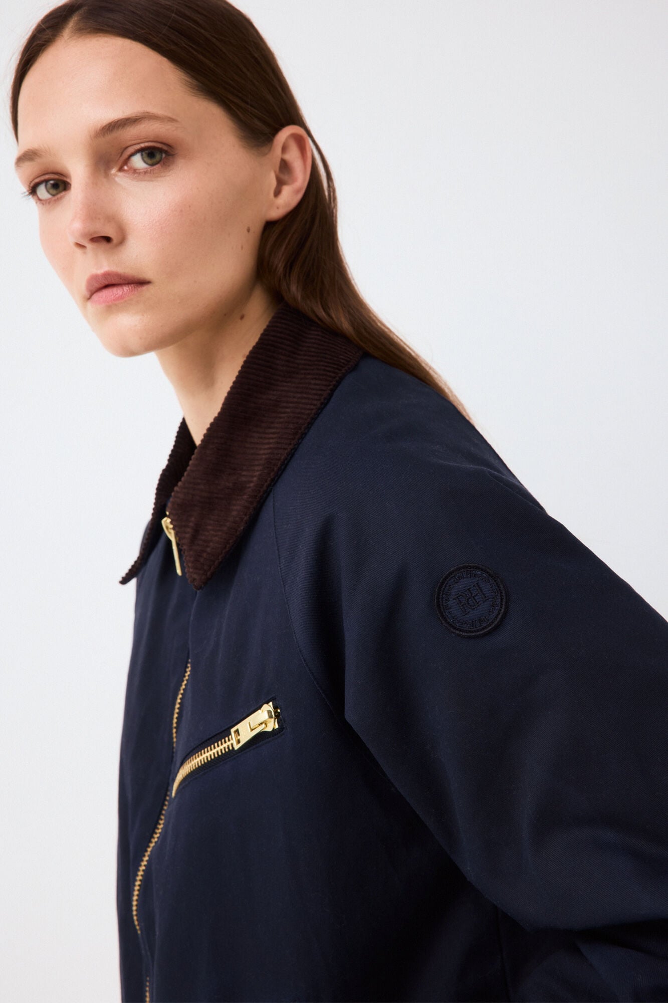 Pedro del Hierro Waxed short puffer parka