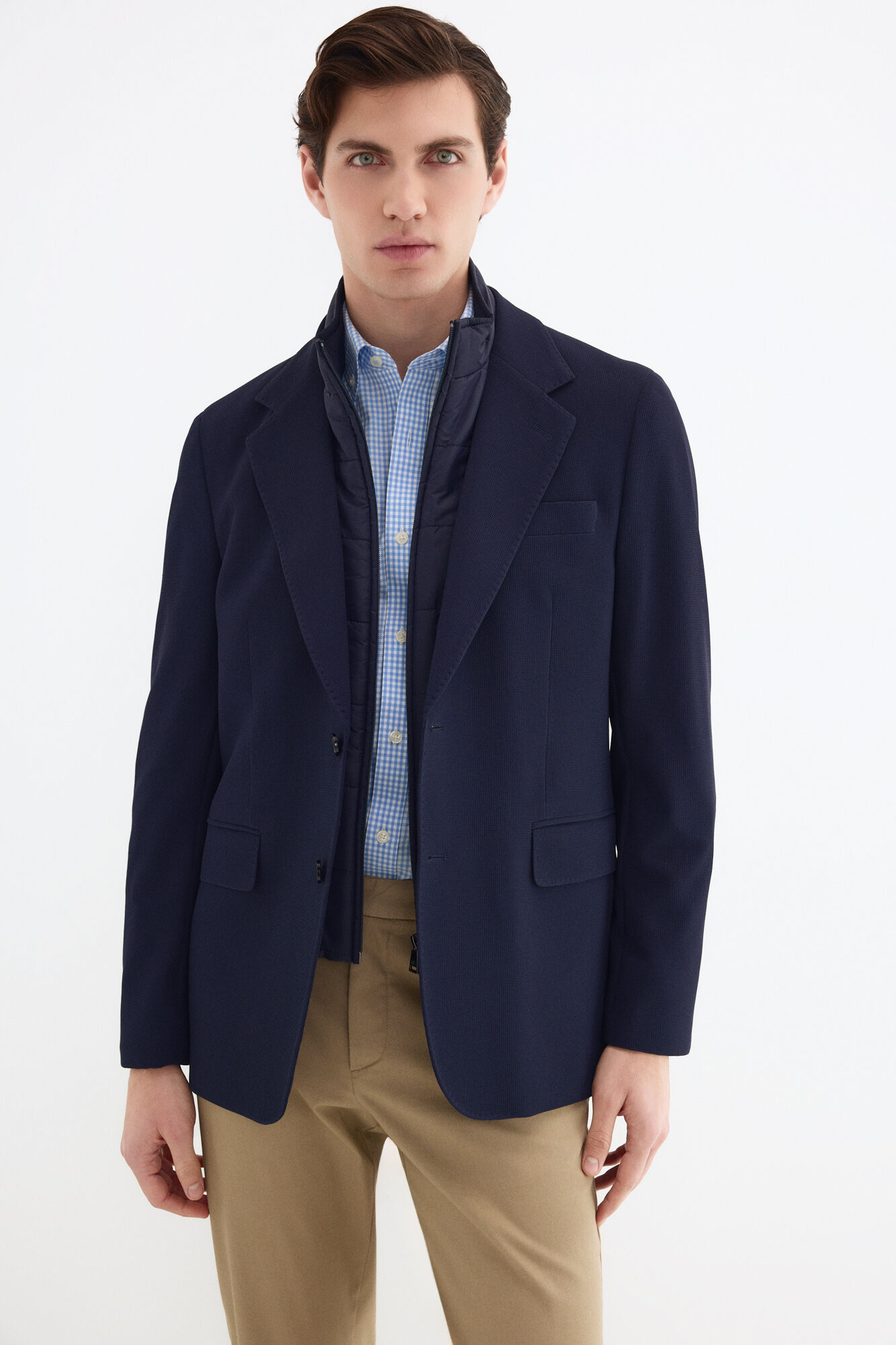 Pedro del Hierro Jersey-knit with lining blazer
