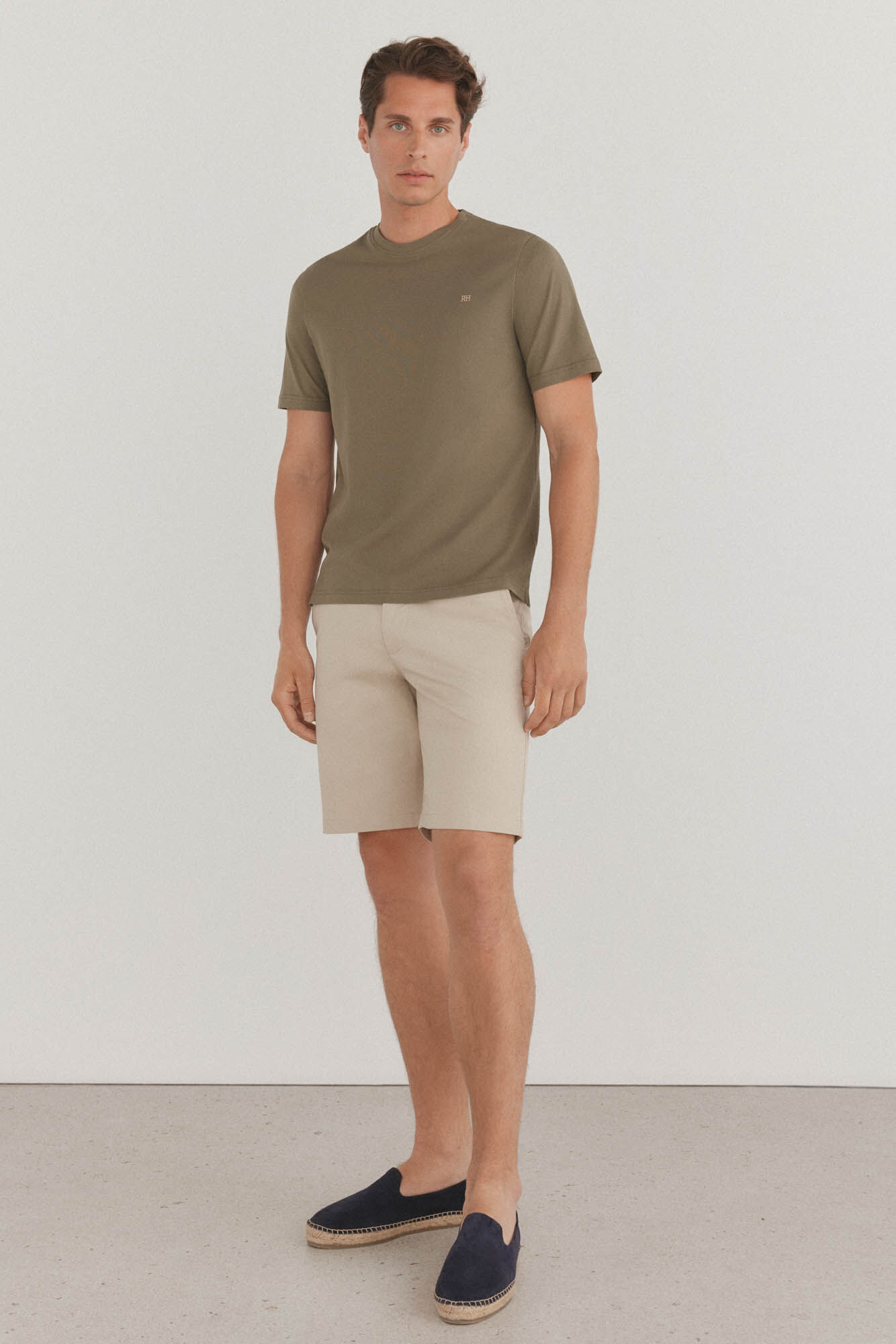 Pedro del Hierro Basic T-shirt Green