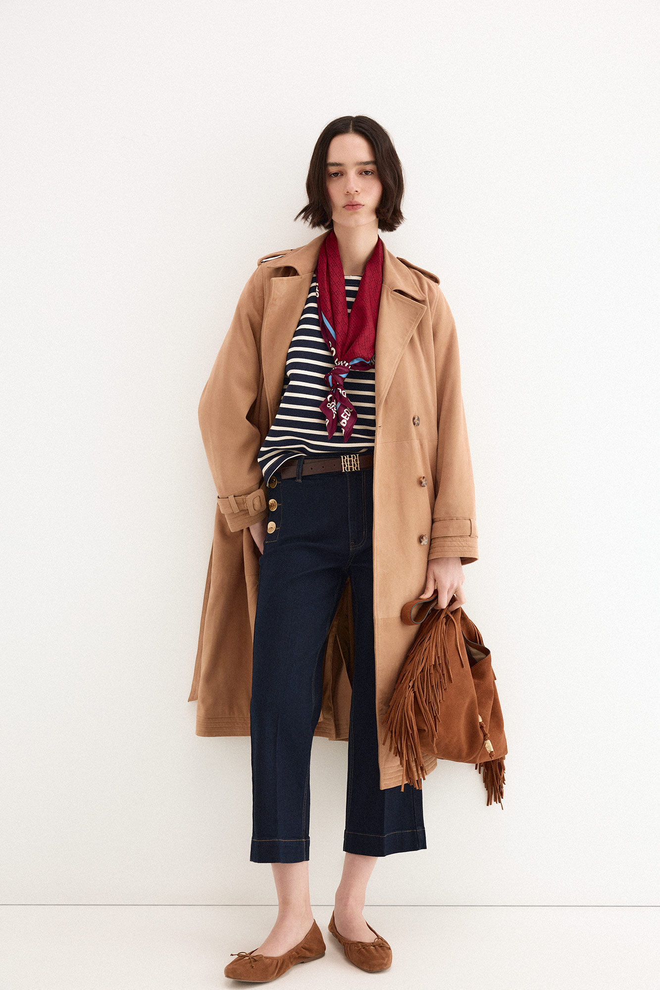 Pedro del Hierro Sudadera de rayas con logo pdh Azul