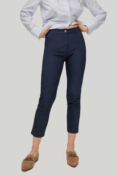 Pedro del Hierro Skinny fit technical trousers Blue