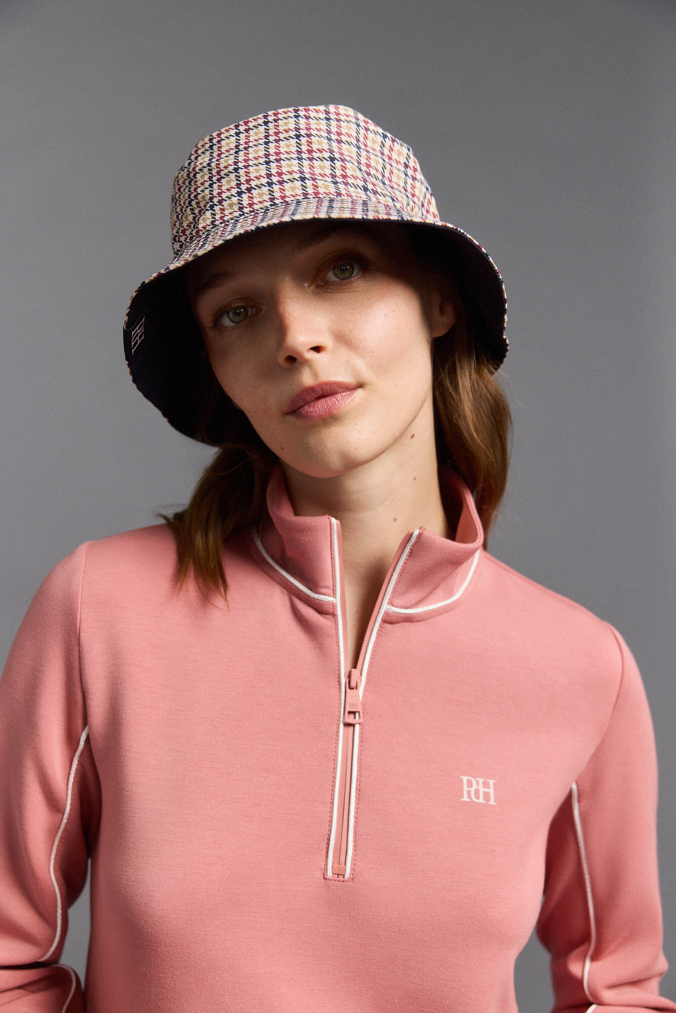 Pedro del Hierro Technical golf sweatshirt Pink