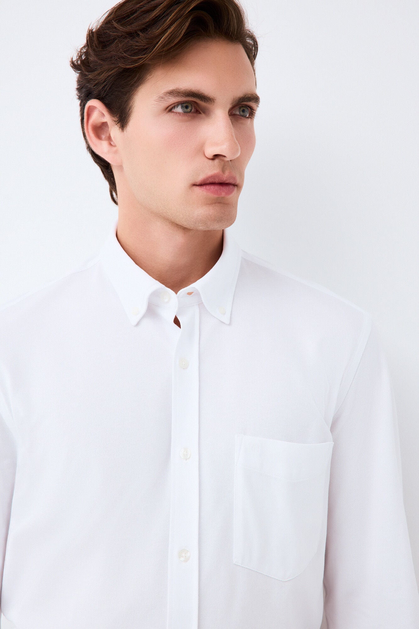 Pedro del Hierro Plain jersey-knit shirt