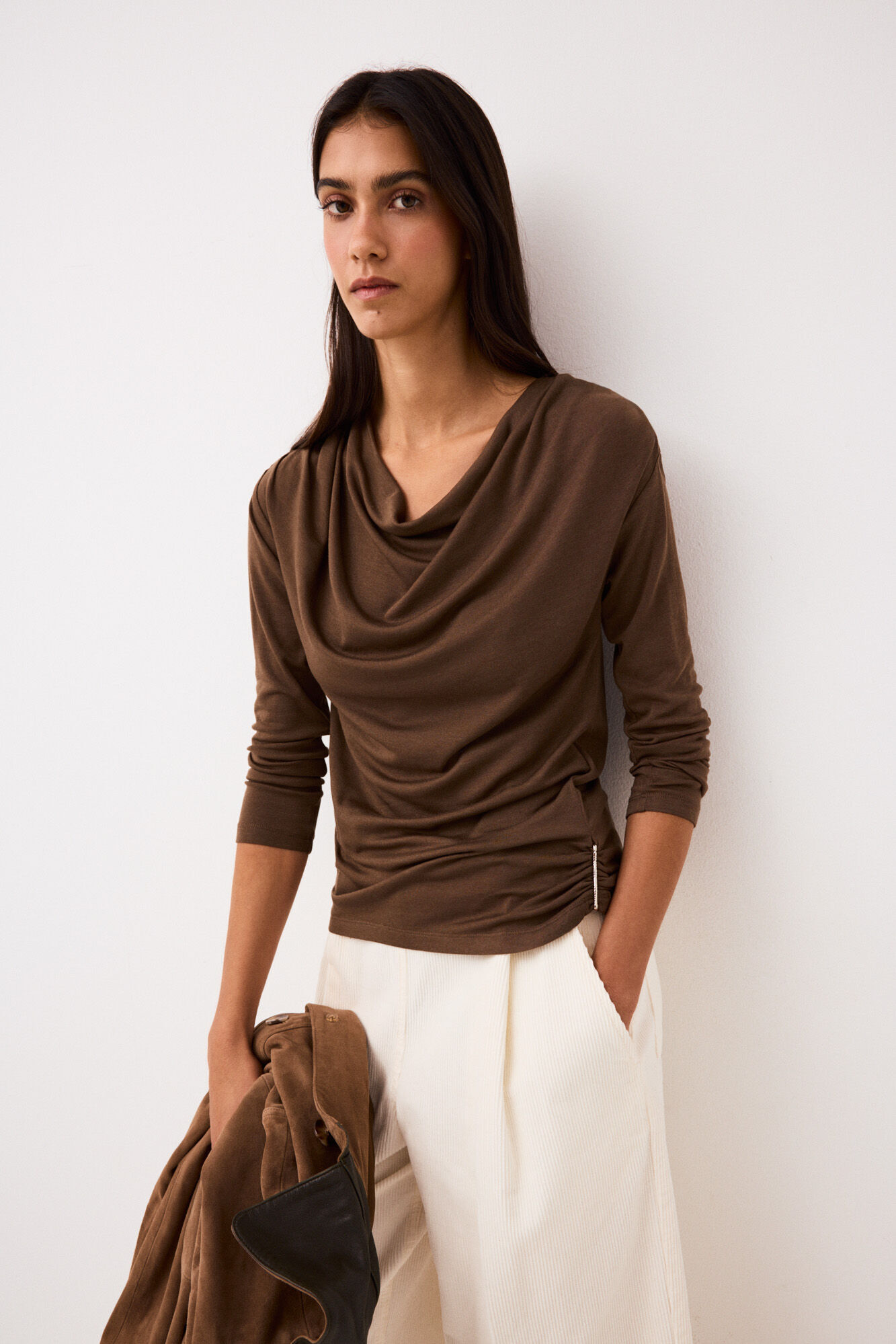 Pedro del Hierro T-shirt with metallic detail