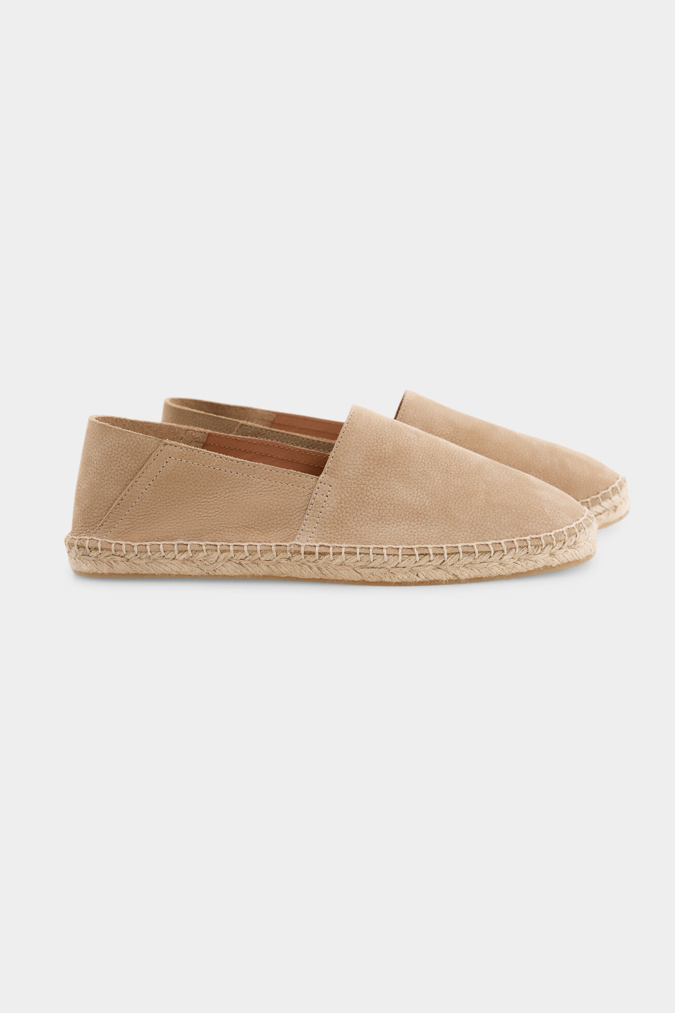 Pedro del Hierro Leather espadrille Brown