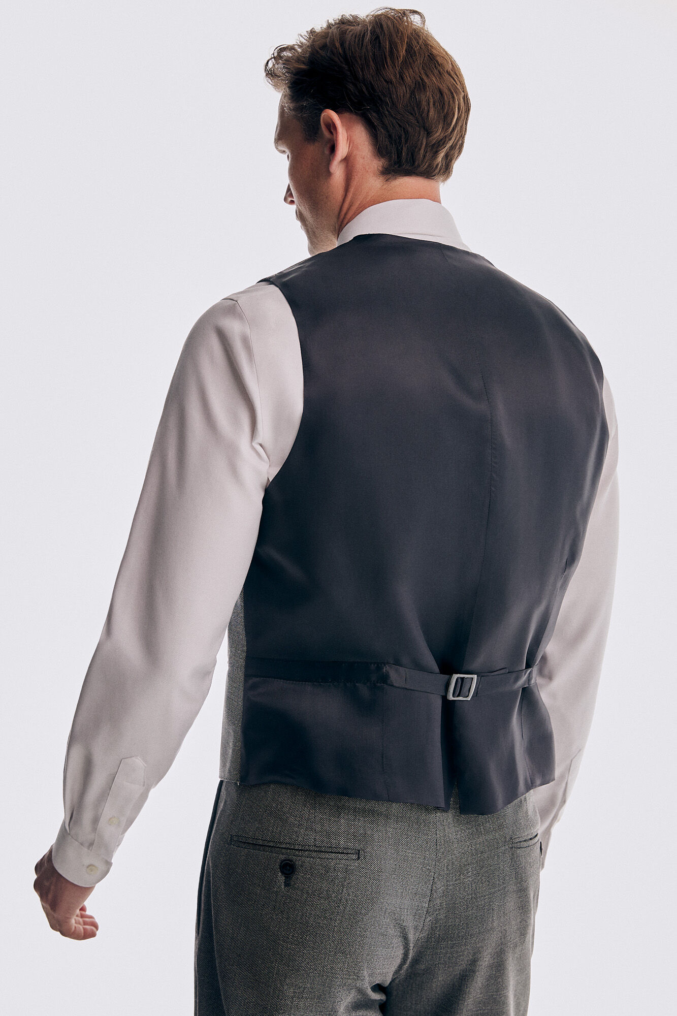 Pedro del Hierro Chaleco gris tailored fit Gris