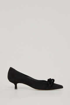 Pedro del Hierro Low heel shoe with chain Black