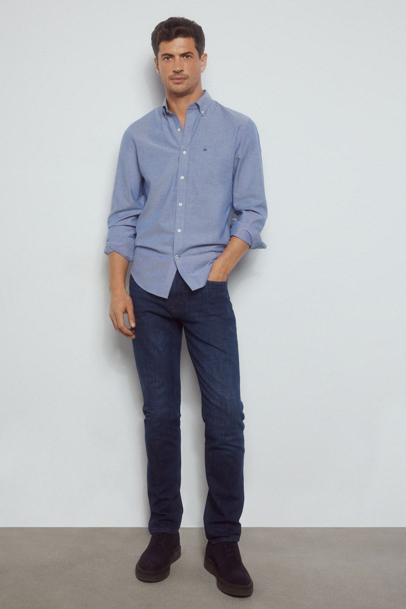 Pedro del Hierro Pantal&oacute;n vaquero premium flex slim fit Azul