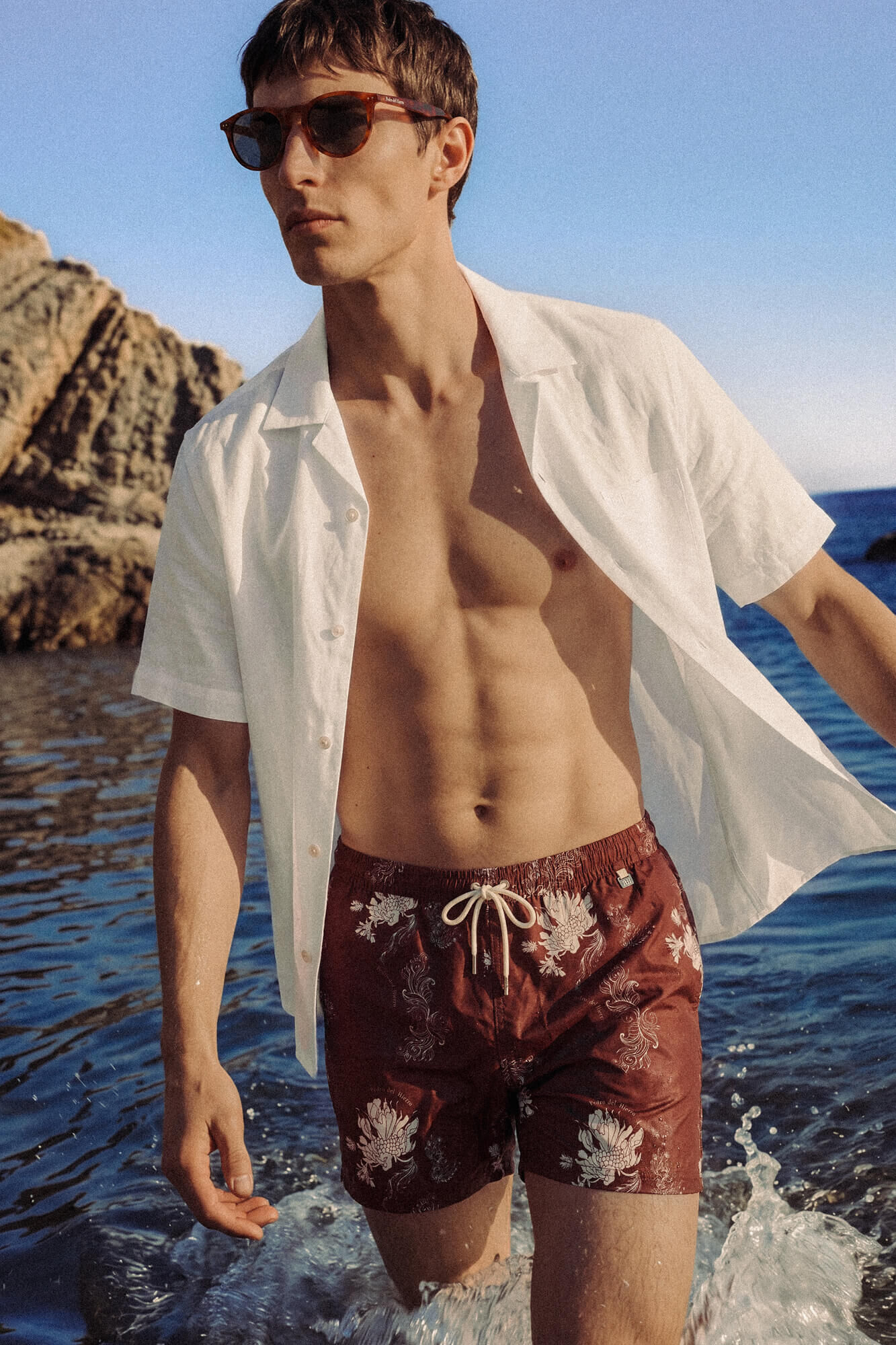 Pedro del Hierro Large floral print swimwear