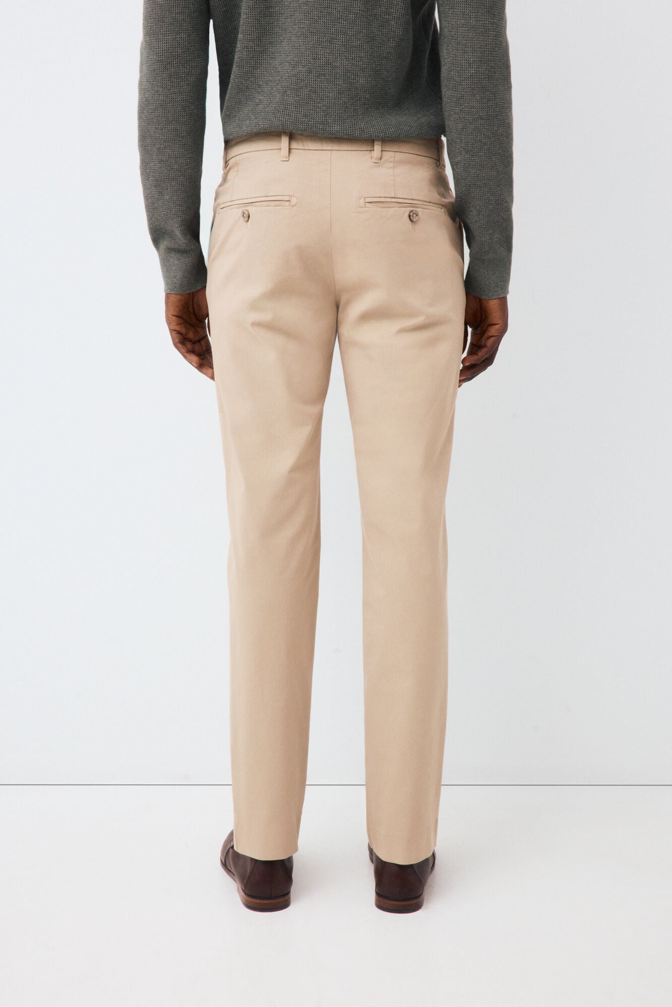 Pedro del Hierro Cal&ccedil;as chino premium regular Beige