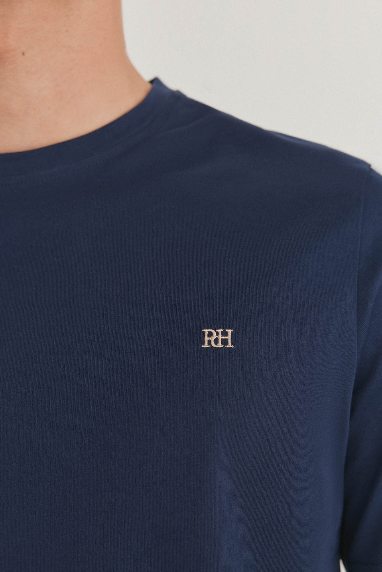 Pedro del Hierro Basic T-shirt Blue