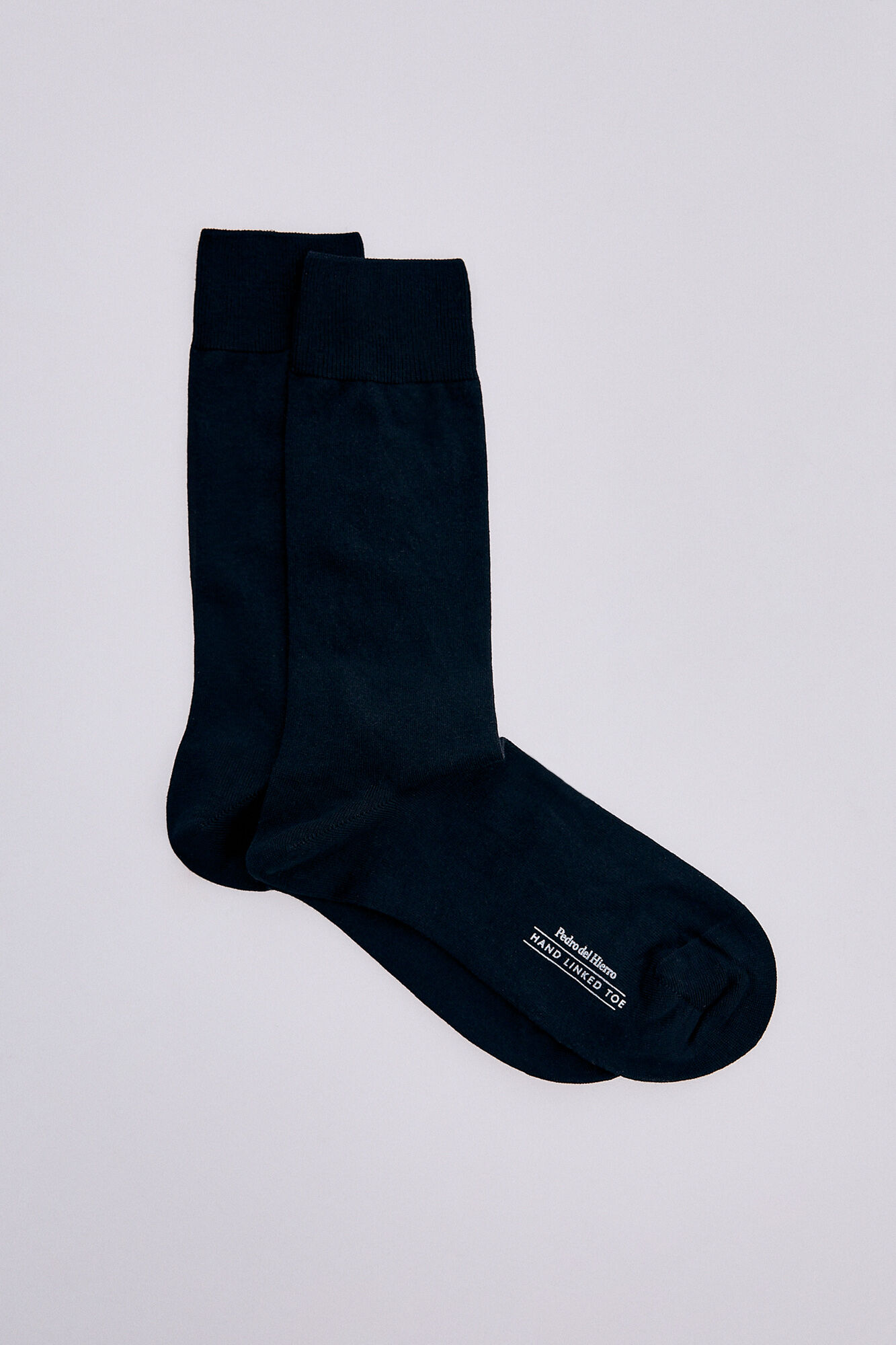 Pedro del Hierro Plain stretch socks Black