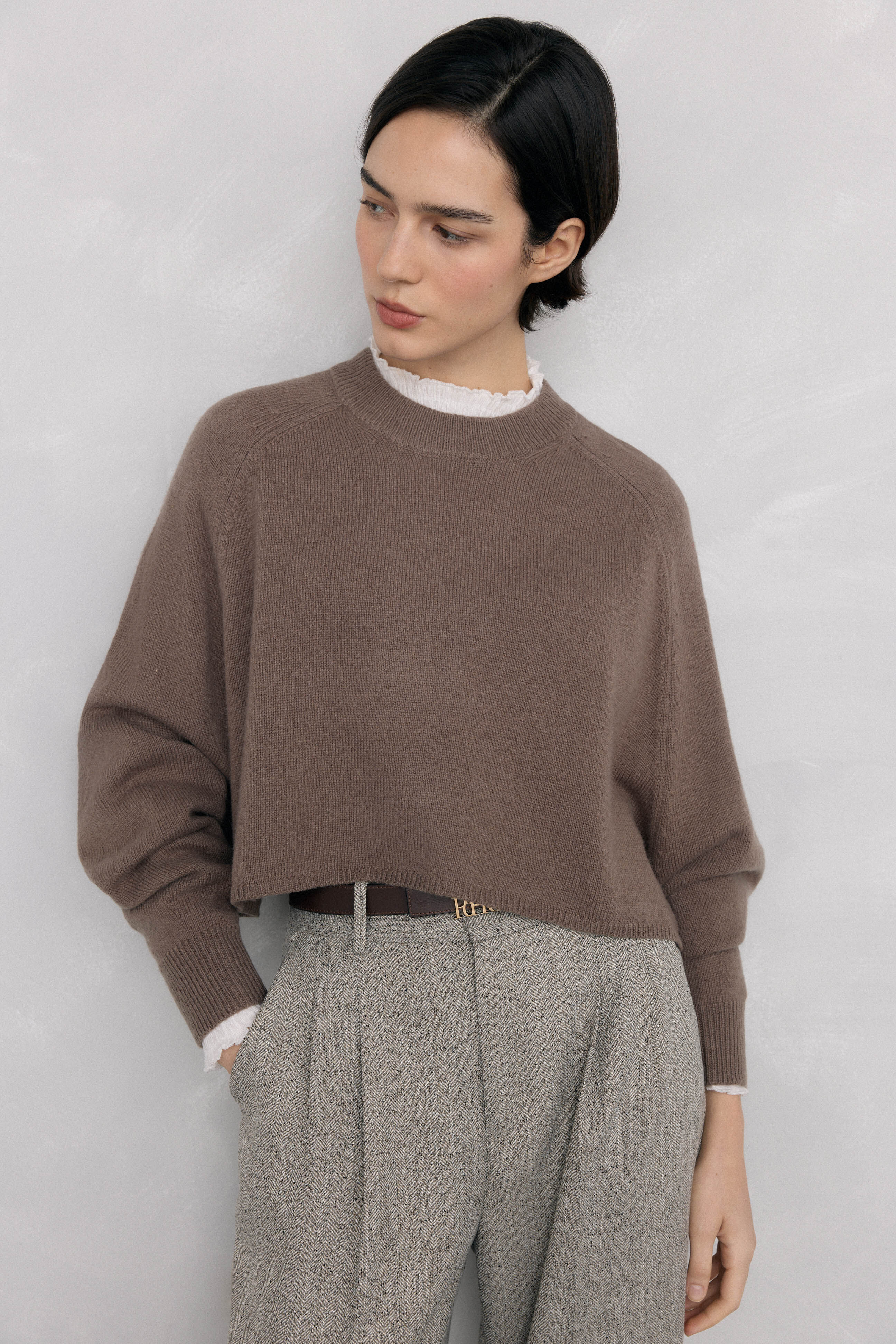 Pedro del Hierro Jersey oversize cropped