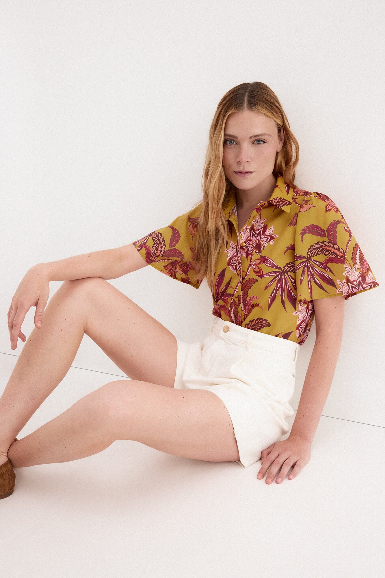 Pedro del Hierro Printed short sleeve shirt