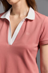 Pedro del Hierro Polo técnico de golfe de manga curta Rosa