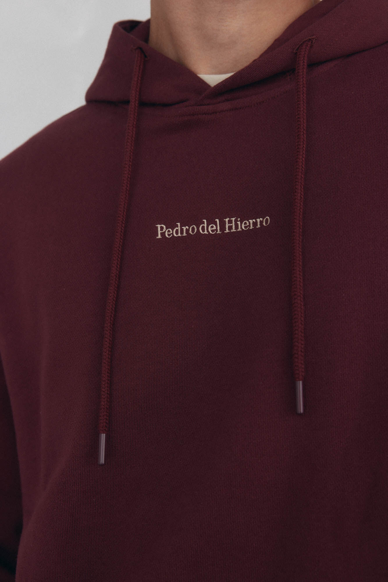 Pedro del Hierro Sweatshirt with hood Burgundy