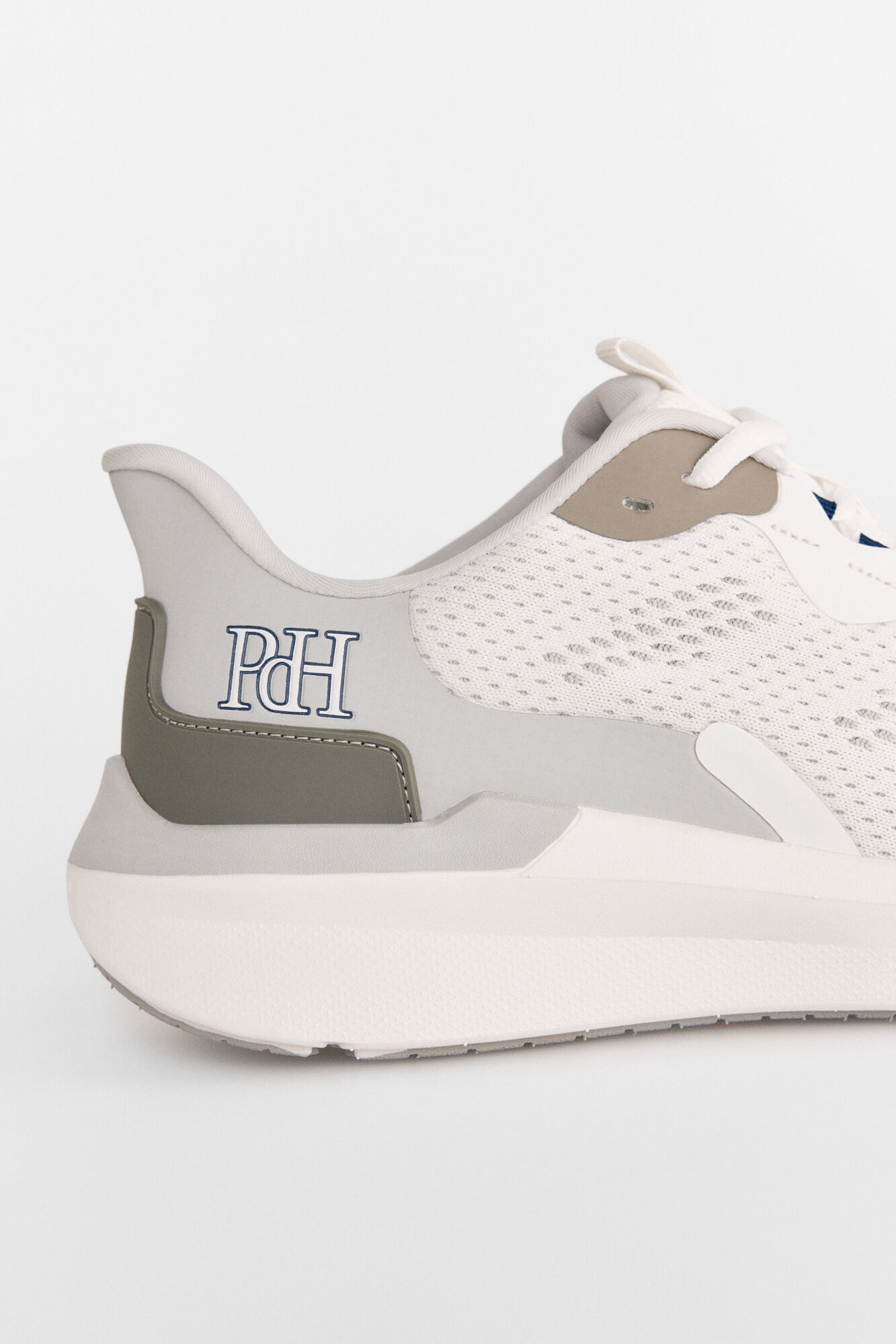 Pedro del Hierro Sapato t&ecirc;xtil com atacadores Branco