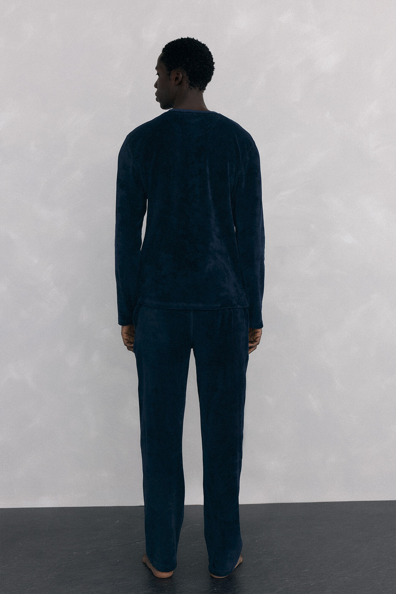 Pedro del Hierro Velvet pyjamas set Blue