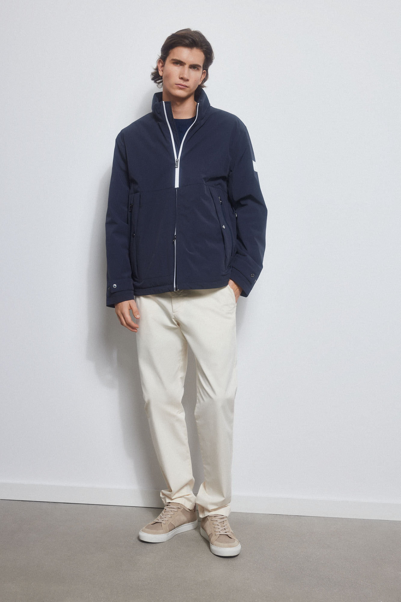 Pedro del Hierro Technical jacket Blue