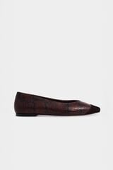 Pedro del Hierro Leather ballet flats Brown