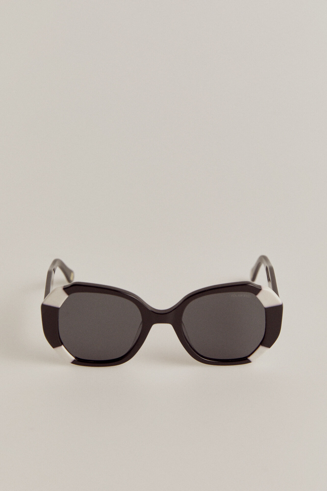 Pedro del Hierro Two-tone maxi sunglasses Black
