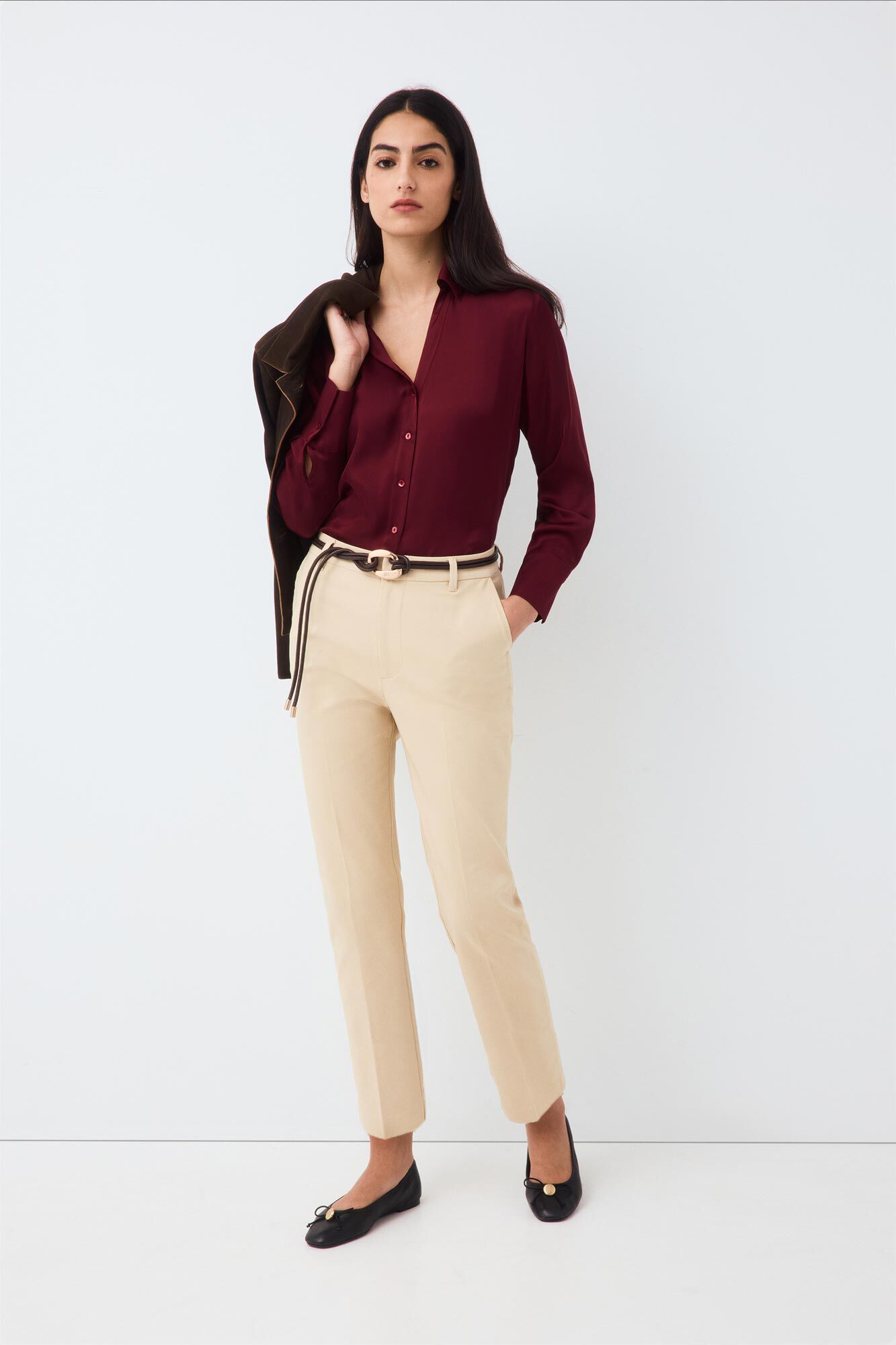Pedro del Hierro Classic straight trousers