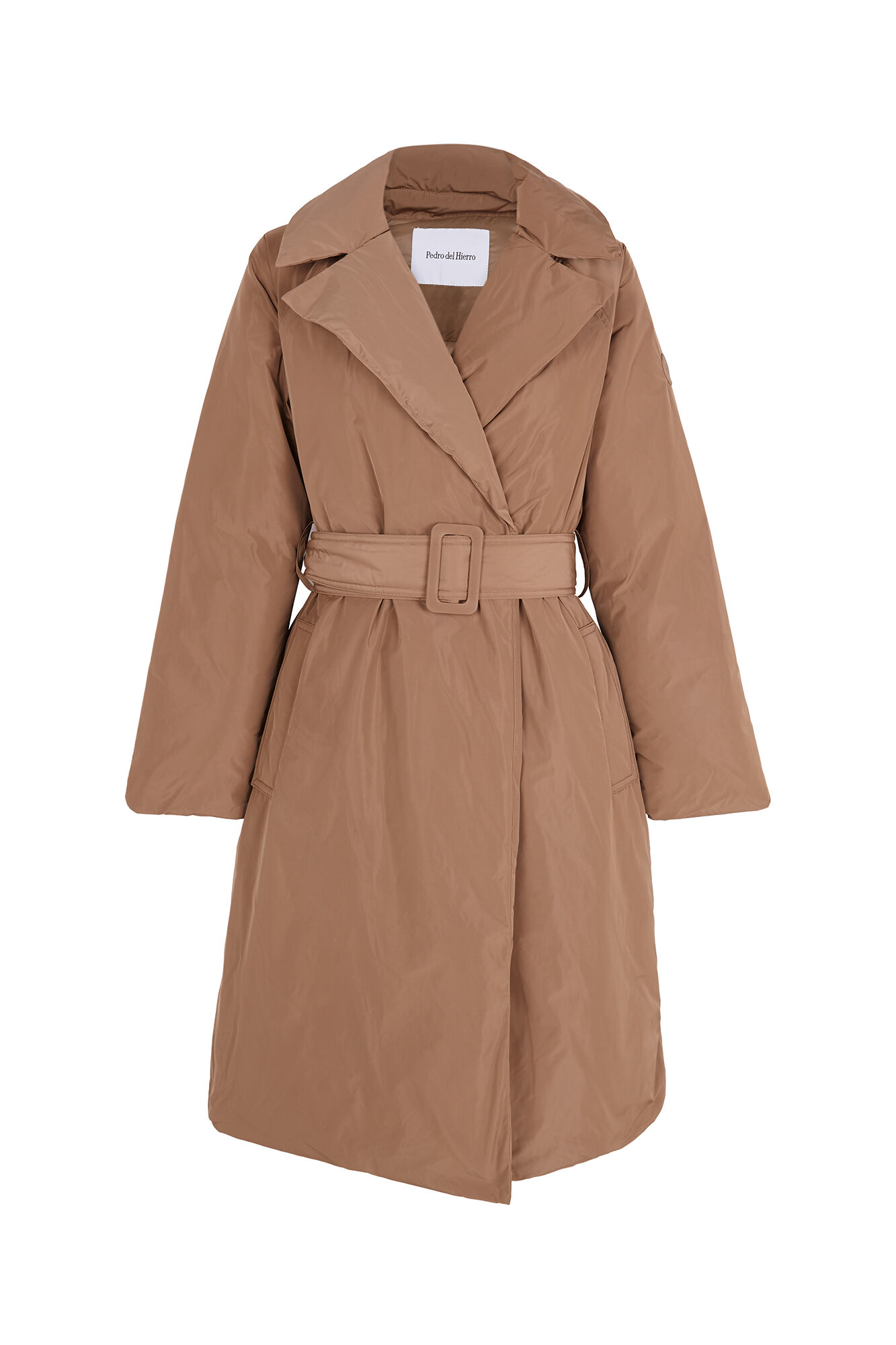 Pedro del Hierro Gabardina acolchada Beige