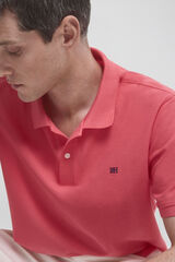 Pedro del Hierro Basic polo shirt with embroidered logo Orange