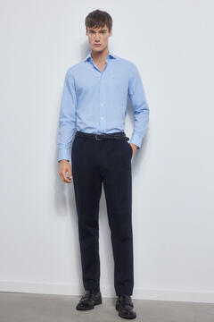 Pedro del Hierro Camisa vestir cuadros non iron + antimanchas slim fit Blue