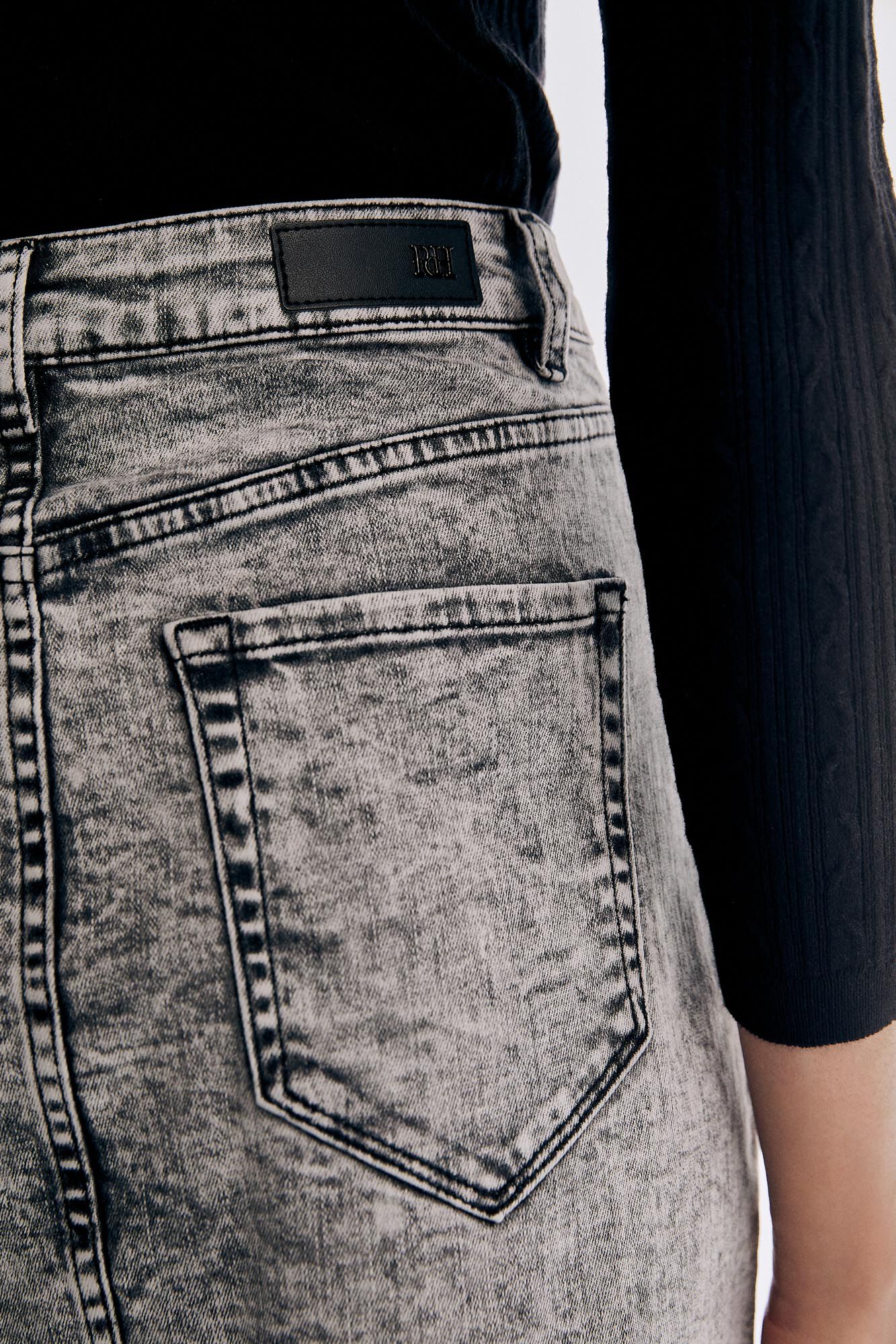 Pedro del Hierro Saia jeans Cizento