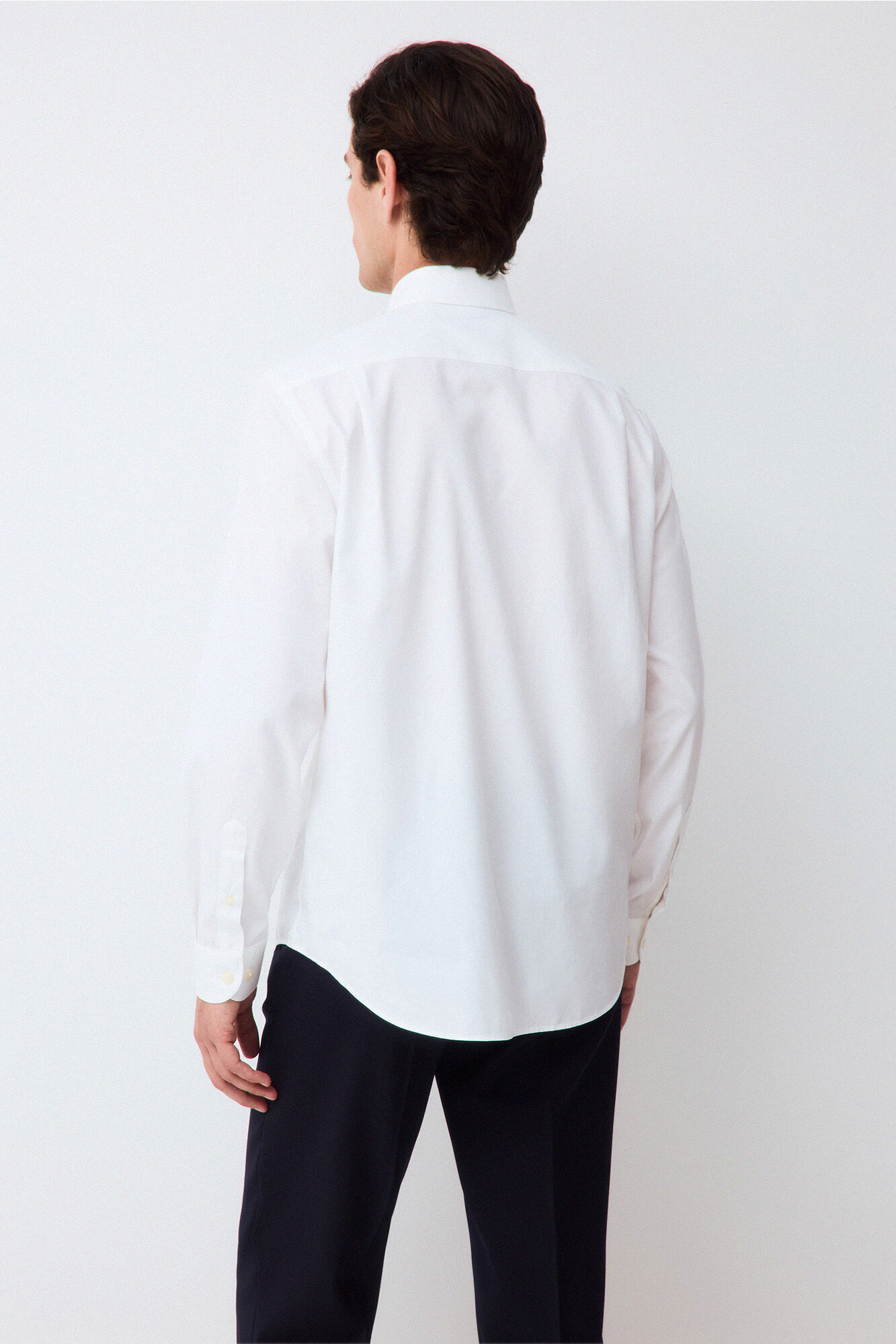 Pedro del Hierro Camisa de vestir com estrutura non iron + antimanchas Branco