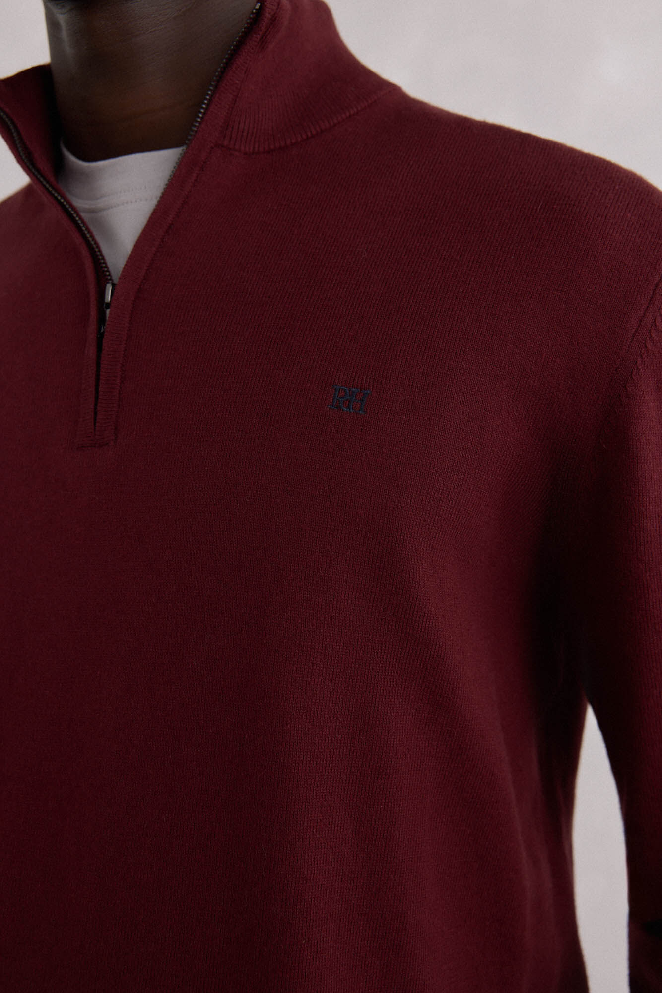 Pedro del Hierro Su&eacute;ter semi-cisne Bordeaux