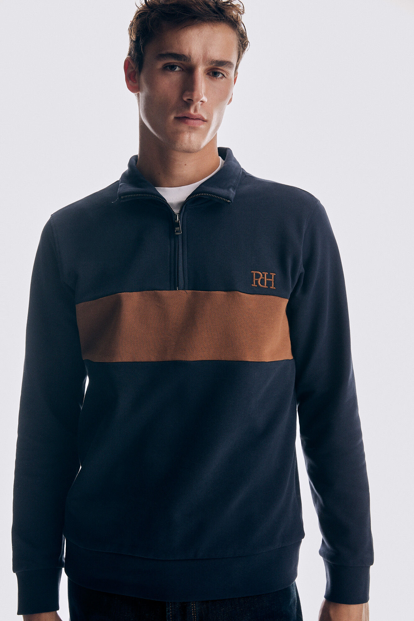 Pedro del Hierro Turtleneck sweatshirt Blue