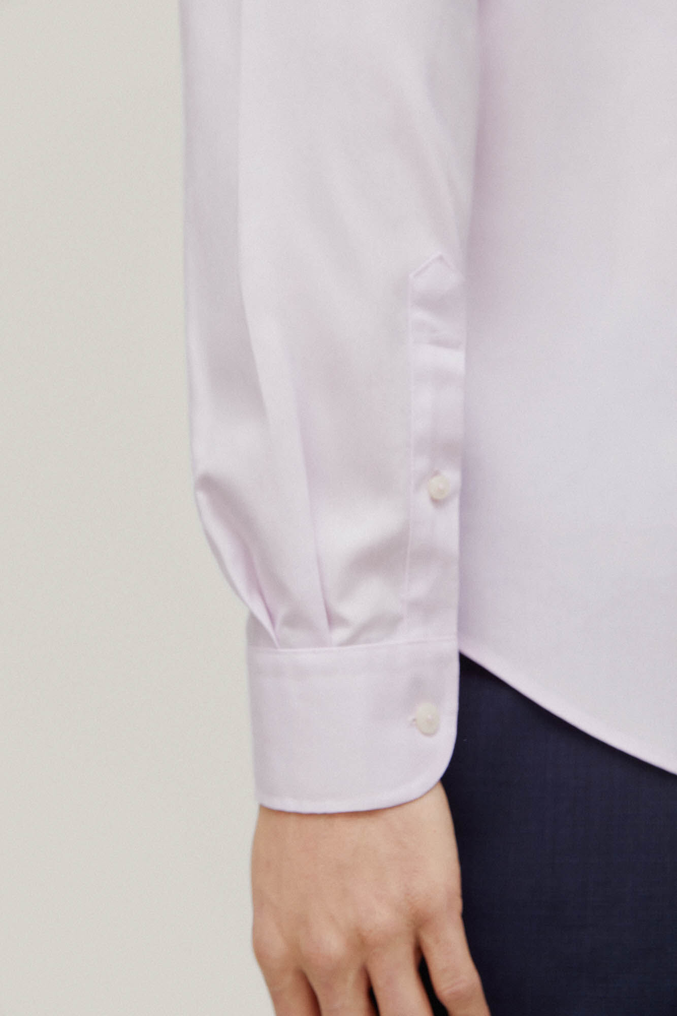 Pedro del Hierro Camisa vestir pinpoint liso non iron + antimanchas Pink