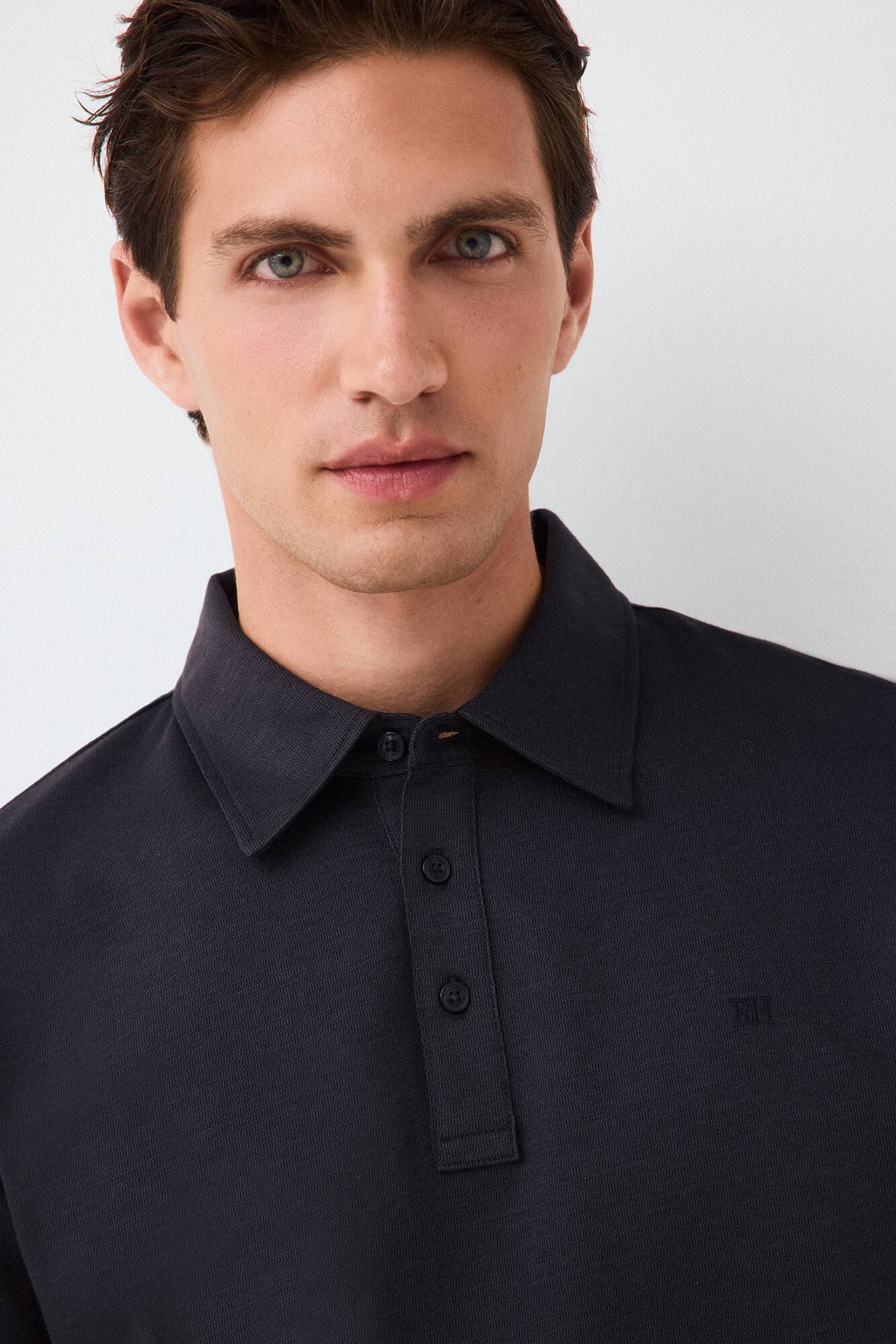 Pedro del Hierro Polo de estrutura manga comprida
