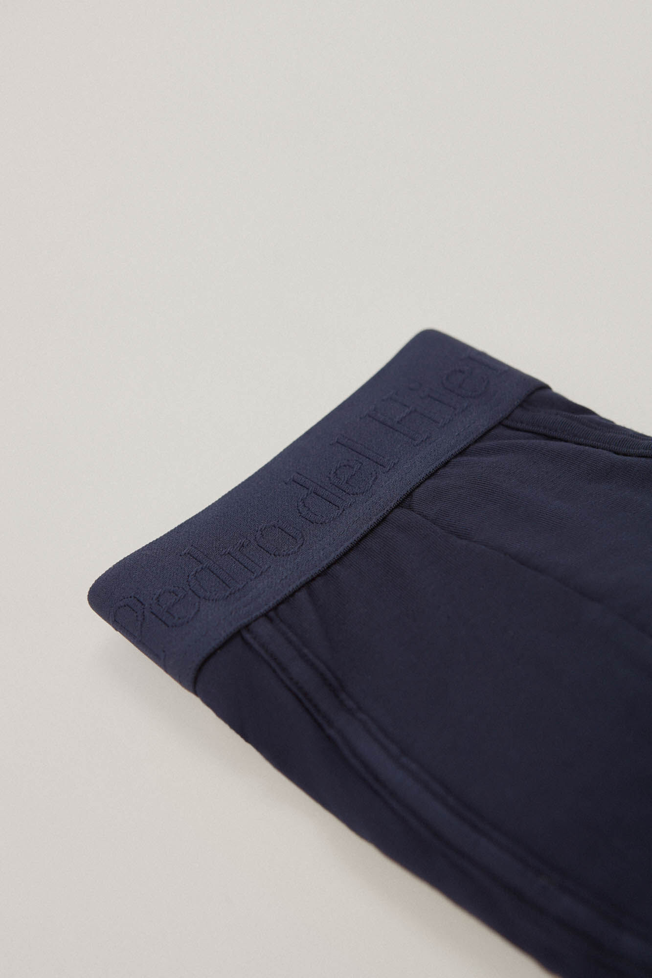 Pedro del Hierro Plain jersey-knit boxers Blue