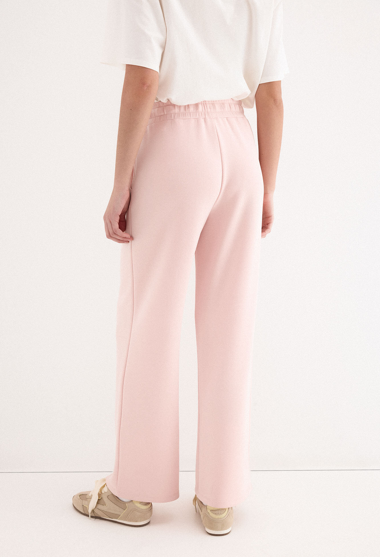 Pedro del Hierro Soft touch straight trousers Pink