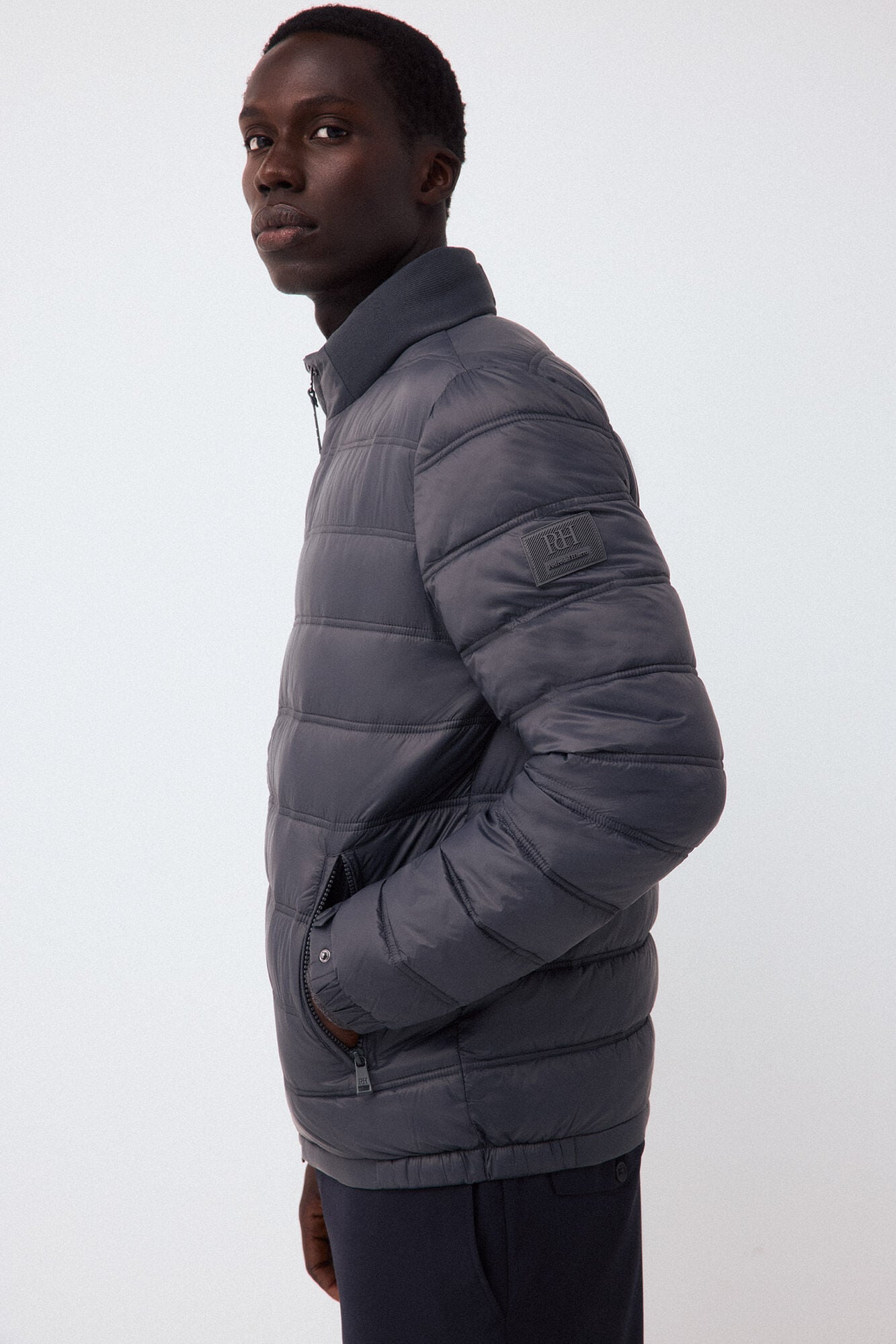 Pedro del Hierro Blus&atilde;o acolchoado ultraleve Cizento