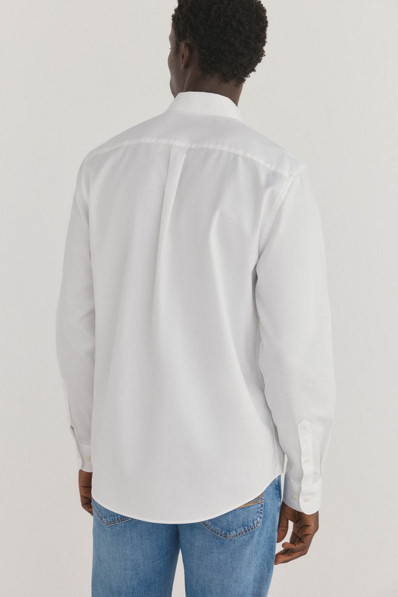 Pedro del Hierro Plain non-iron Oxford shirt White