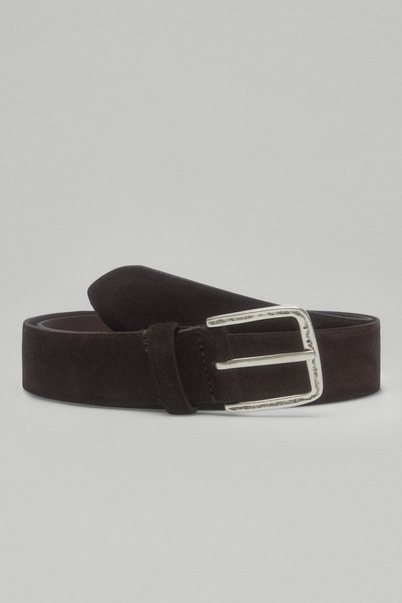 Pedro del Hierro Plain leather belt Brown