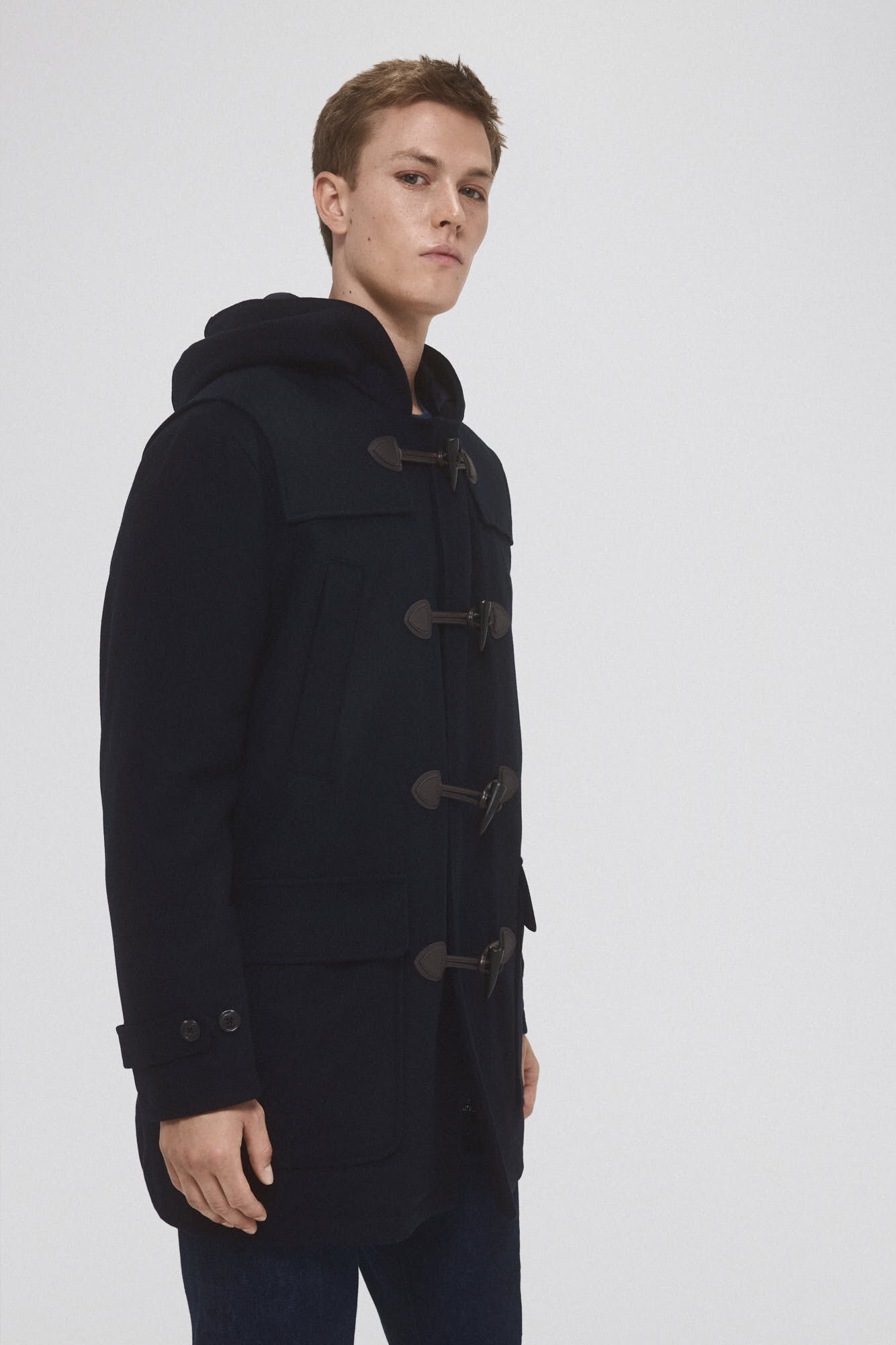 Pedro del Hierro Duffle coat Blue