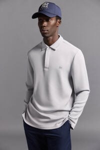 Pedro del Hierro Plain long sleeve golf polo shirt