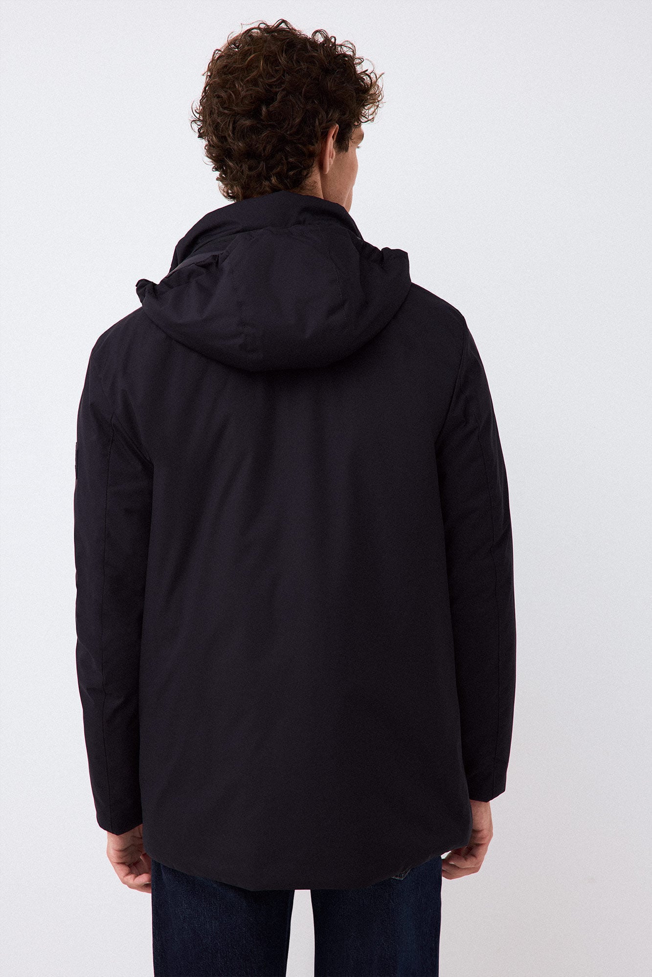 Pedro del Hierro Parka comprida t&eacute;cnica Azul