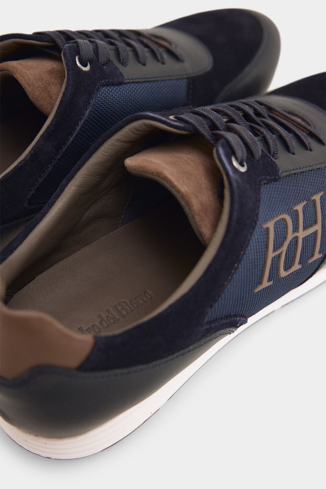 Pedro del Hierro Iconic rubber-soled sneaker Blue