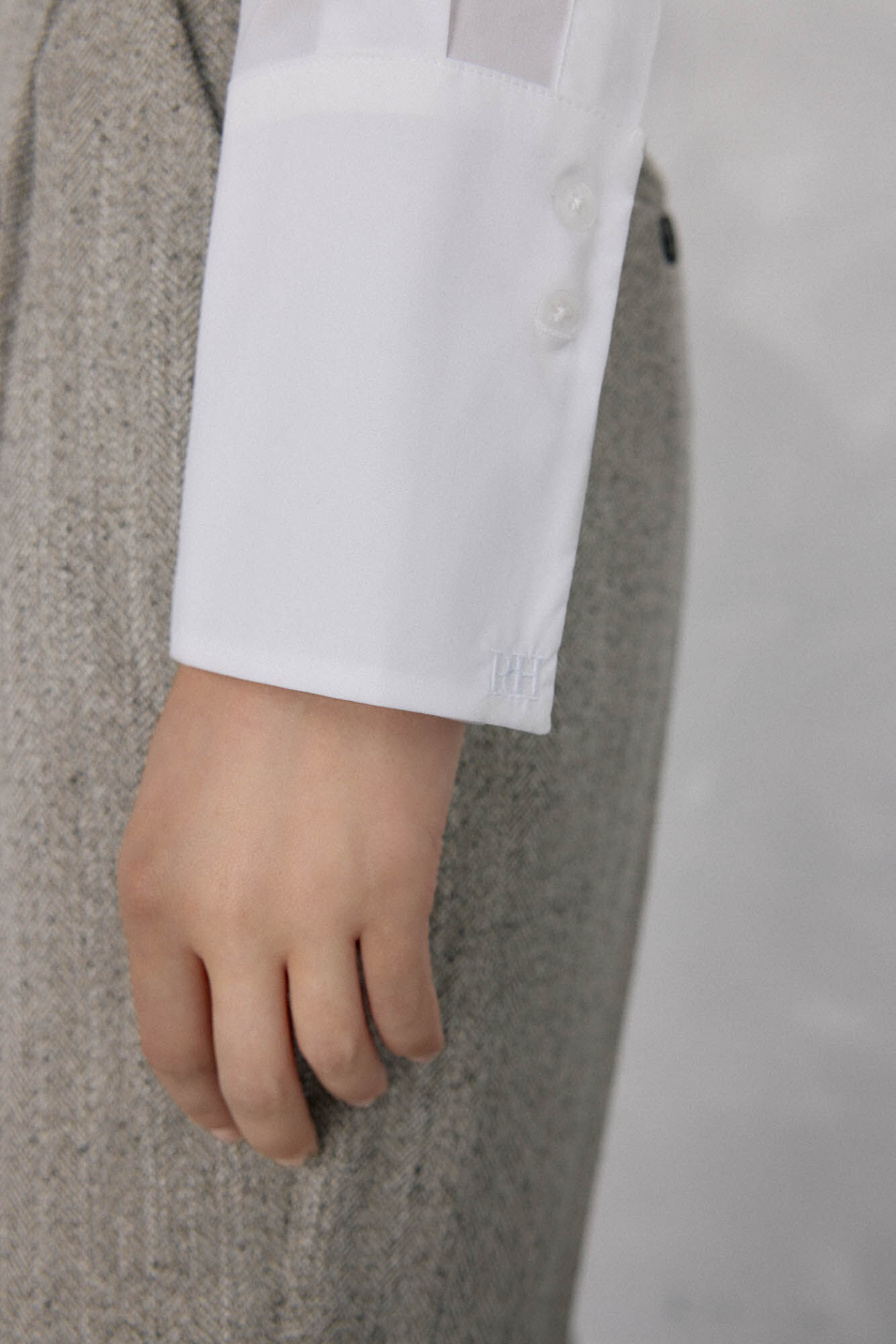 Pedro del Hierro Camisa b&aacute;sica de ferro f&aacute;cil Branco