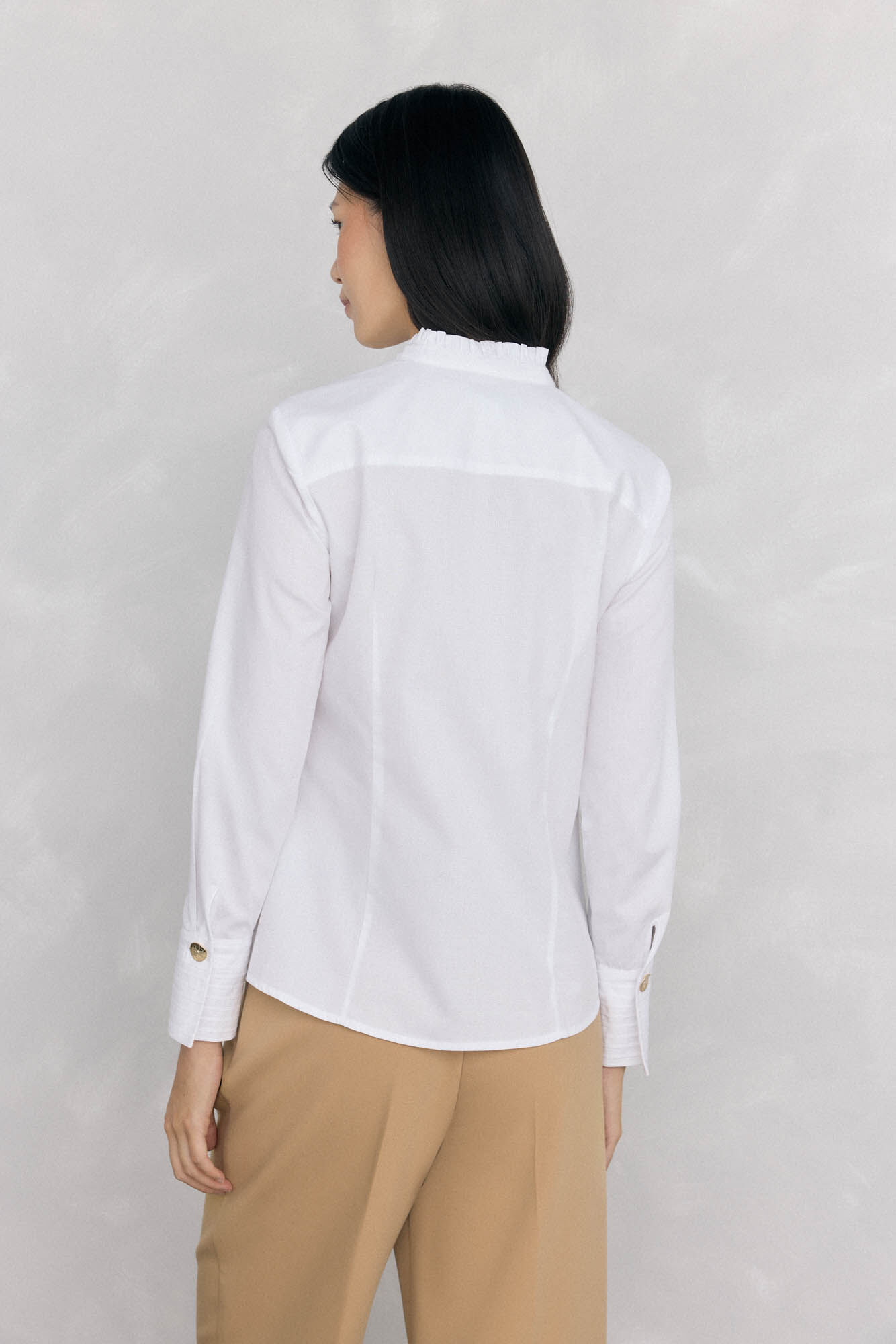 Pedro del Hierro Camisa estrutura Branco