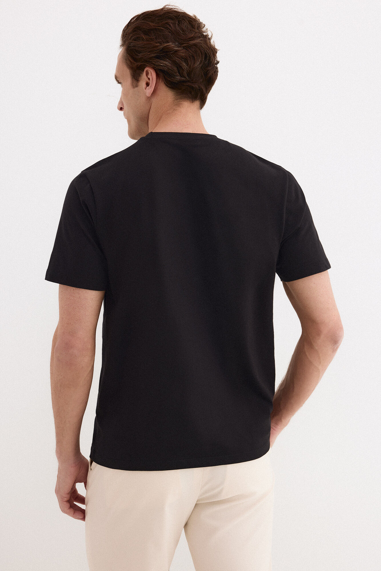 Pedro del Hierro Basic T-shirt Black