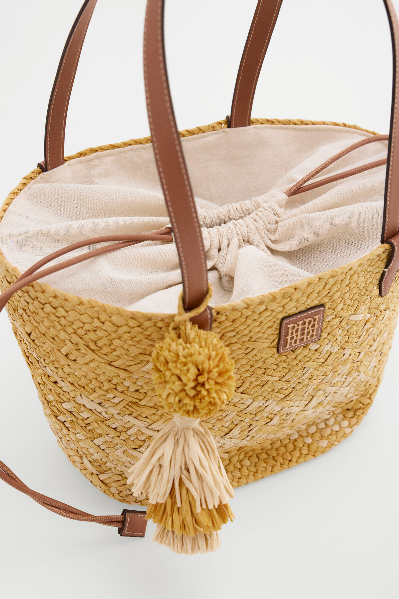 Pedro del Hierro Basket bag Yellow