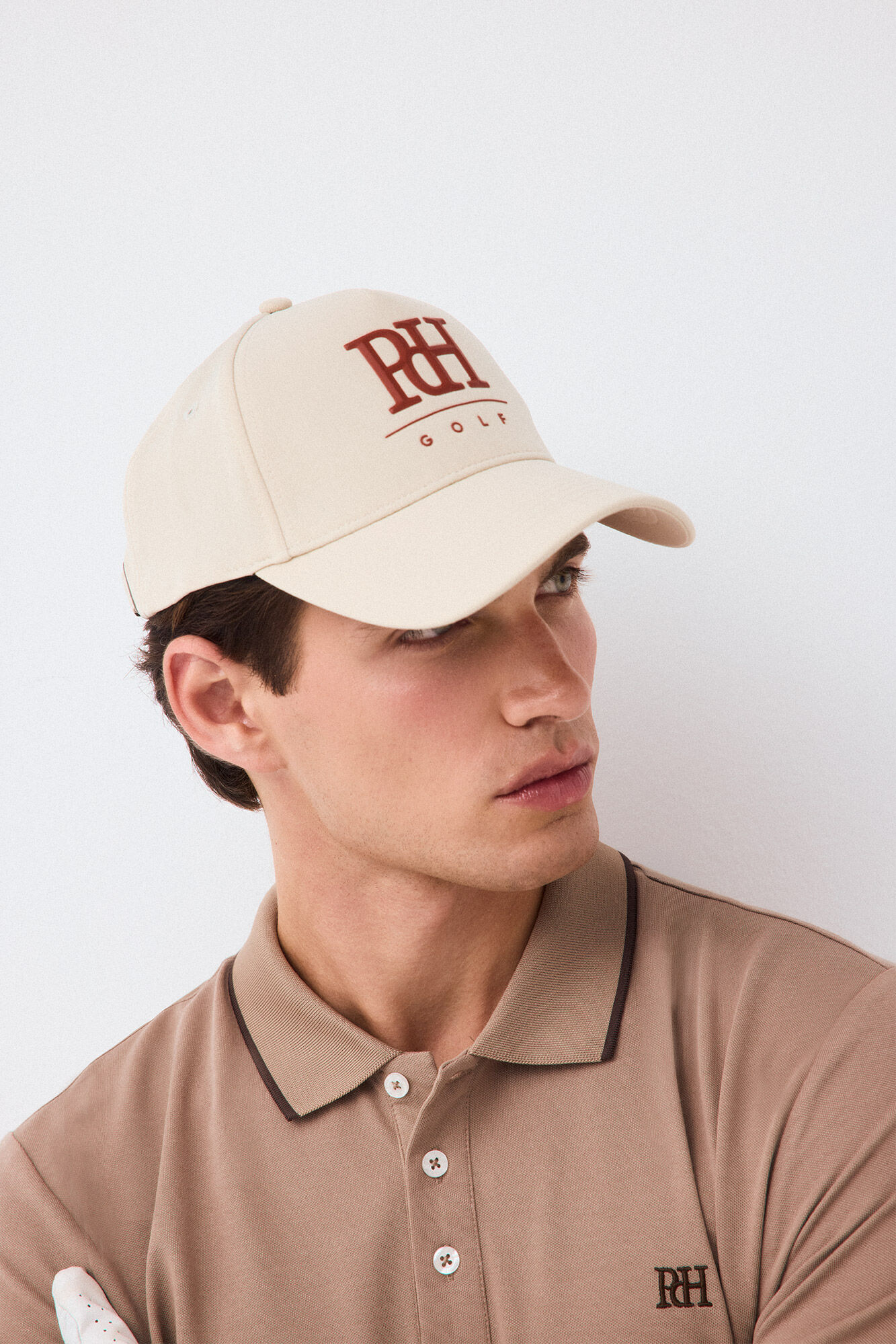 0 Gorra visera golf Beige