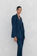 Pedro del Hierro Regular fit blazer. Blue